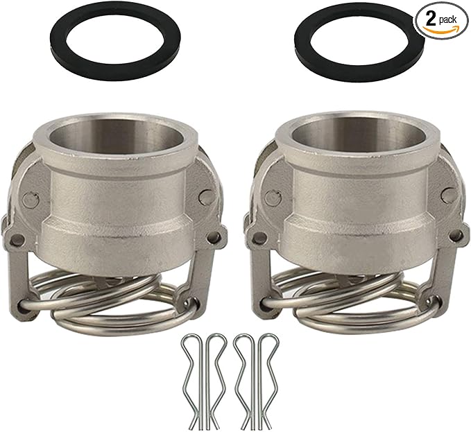 2PCS Cam and Groove Fitting, Type DC, by SAFBY
