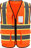 AYKRM 11 color High Vis Reflective Safety Vest by AYKRM