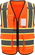 AYKRM 11 color High Vis Reflective Safety Vest by AYKRM