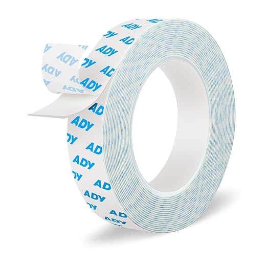 ADY Removable Double Sided Tape Heavy Duty 1in x 20ft, Adhesive Mounting Tape by Unknown