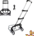 Folding Hand Truck Dolly, Aluminum Portable Foldable Dolly Cart, 200 lbs by Unknown