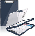 Clipboard with Storage, Heavy Duty Clip Boards 8.5x11 with 2 Storage Case by SFLHHDM