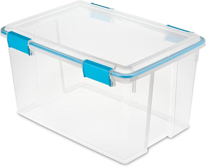 Sterilite 4-Pack Gasket Box, Weather-Resistant Storage Bins - Image 8