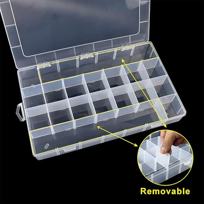 3Pack 28 Compartment Organizer Box - Image 3