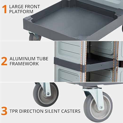 GarveeHome Commercial Janitorial Cart - Image 4