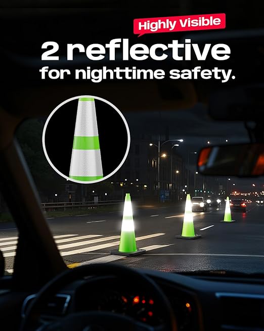 BATTIFE 28 Inch Traffic Cones - Image 2