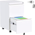 Aobabo 2 Drawer File Cabinet, Metal Filing Cabinet by Aobabo