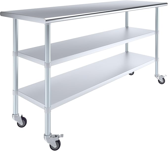 AmGood Stainless Steel Work Table by AmGood