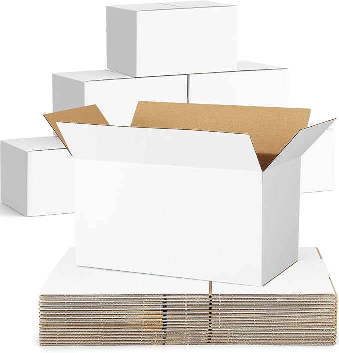 Shipping-Boxes-11x6x6 Inches: 40 Pack Shipping-Boxes-Mailers by POEVER