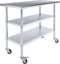 AmGood Stainless Steel Work Table by AmGood