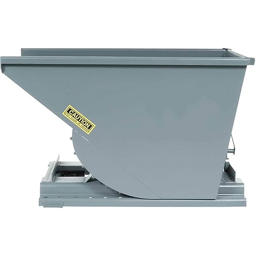 Global Industrial 2 Cu Yd Gray Medium Duty Self Dumping Forklift Hopper - Image 7