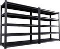 2 Pack Garage Shelving Heavy Duty Storage Shelves 3000LBS Adjustable Garage by AOJUFEO