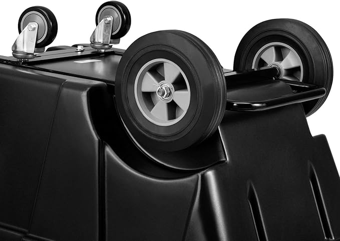 Global Industrial Standard Duty Plastic Tilt Truck 1/2 Cubic Yard Capacity 850 - Image 7