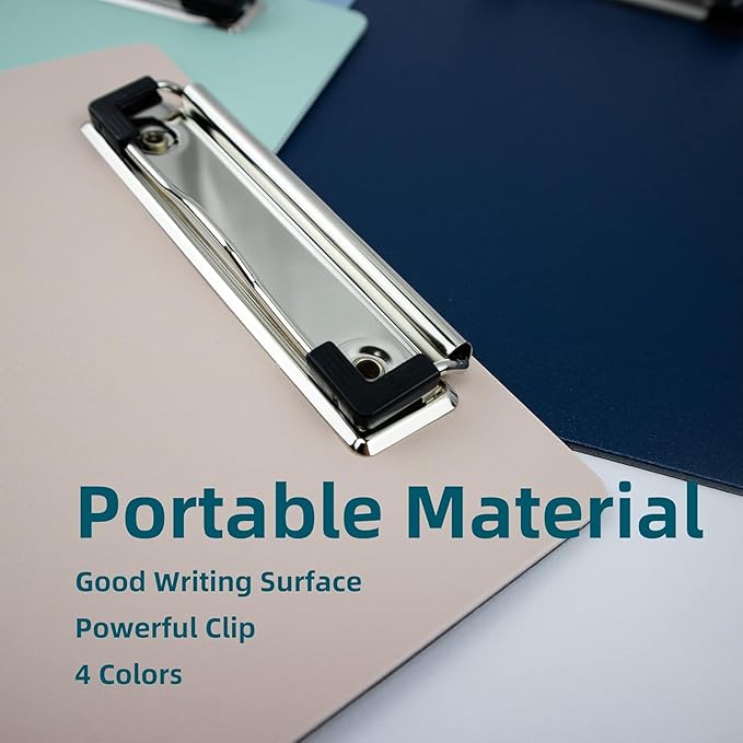 Small Clipboards 6" X 9" Mini Clipboards 4-Pack Half Letter Memo Size Clipboard - Image 5