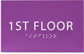 6" X4" 1st Floor Sign by ADACentralSigns