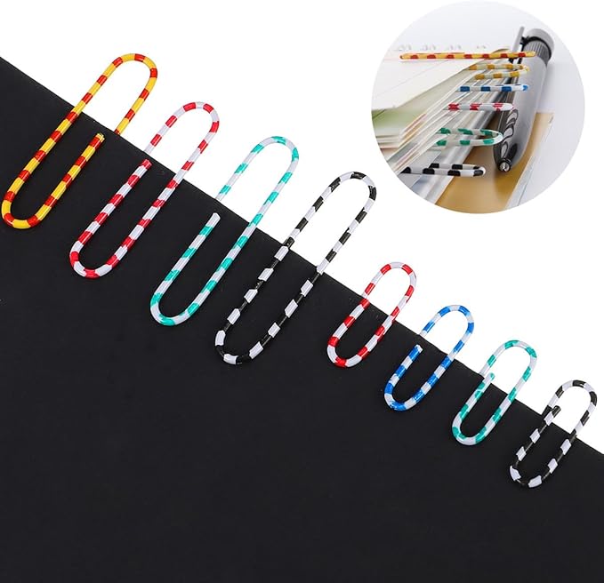 COHEALI 450pcs Metal Paper Clips Office Supplies Binding Pins - Image 2