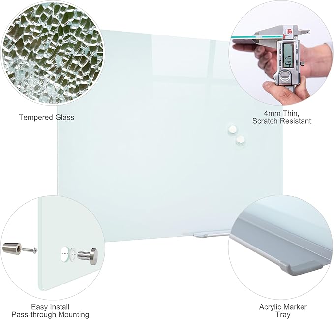 Glass Magnetic White Board - Image 2