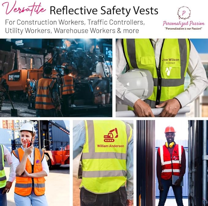 Personalized Safety Vest with Name & Logo - Image 6