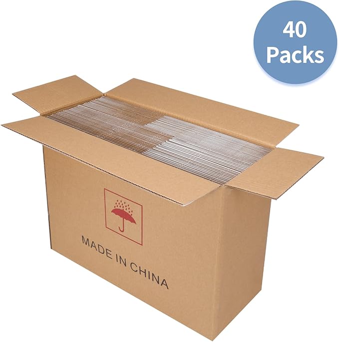 Hoikwo 10x7x5 Inches Small White Shipping Boxes Set of 40, Sturdy Cardboard - Image 6