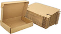 Small Brown Shipping Boxes for Small Business Pack of 25-11x8x2 inches by Lmuze
