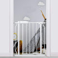 Narrow Baby Gate 24.02-29.13 Inch Wide Stairs Tension Pet Dog Gates Indoor by SmartDesignBigProtection