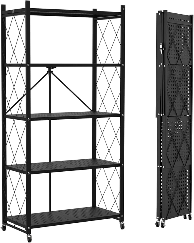 Lifetime Home 5-Tier Foldable Storage Shelf by BestSellingProducts