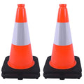 OrangeStar 4-Pack 18" Traffic Cones by OrangeStar