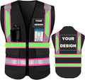 YOWESHOP High Visibility Reflective Safety Vest by YOWESHOP