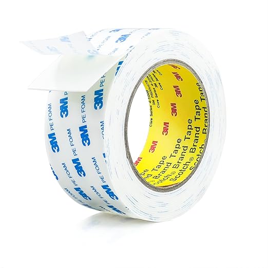 Double Sided Tape 2in x 16.5ft, Mounting Tape Heavy Duty, Removeable PE Foam by Doublesidedtape