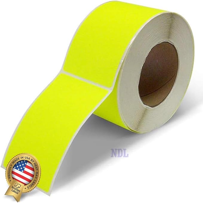 NextDayLabels - 3 X 5 Rectangle Inventory Color Coding Sticker Labels, 500 Per by NextDayLabels