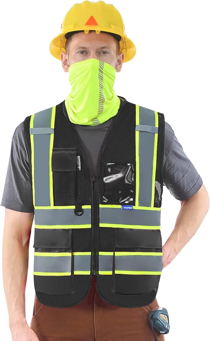 AYKRM 11 color High Vis Reflective Safety Vest by AYKRM