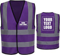 AYKRM 12 colour High visibility viz vest hi vis viz reflective work by AYKRM