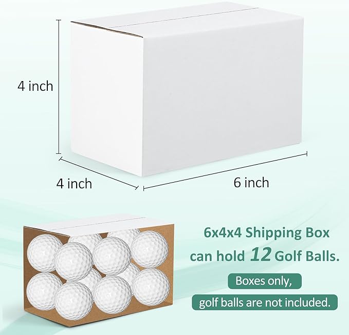 Eupako 6x4x4-Small-Shipping-Boxes-30-Pack-White-Corrugated-Box-Mailers - Image 2