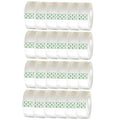 24 Pack Transparent Tape Clear Tape Refills Rolls Each Roll 3/4 x 1000 Inches by WUKAKA