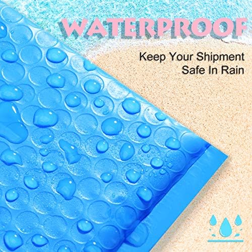 UCGOU Bubble Mailers 8.5x12" 25 Pack Usable Size 8.5x11" Blue Padded Mailer - Image 3