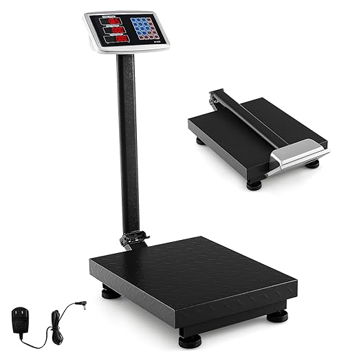 Giantex 660lbs Weight Computing Digital Scale Floor Platform Scale by Giantex