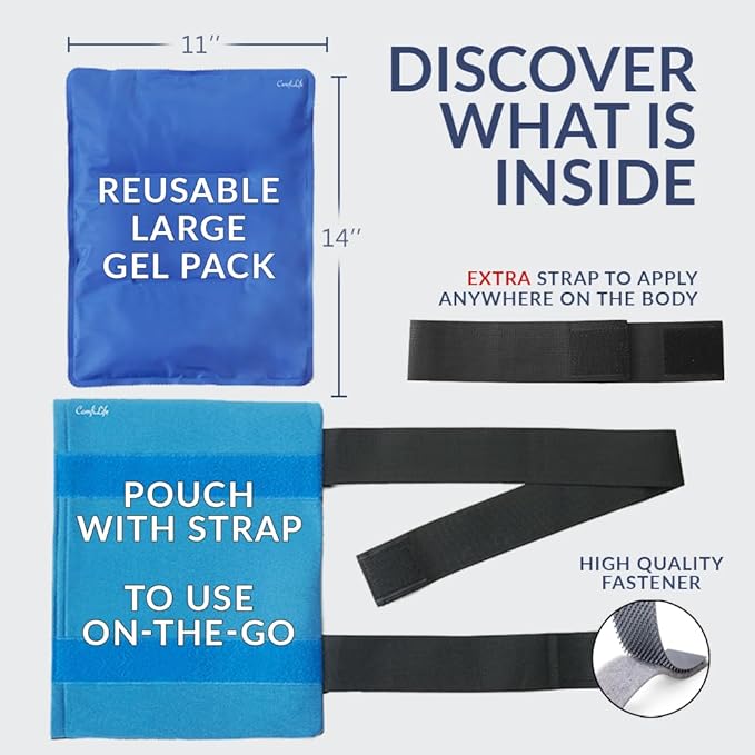 ComfiLife Ice Packs for Injuries – Reusable Hot and Cold Pack - Image 3