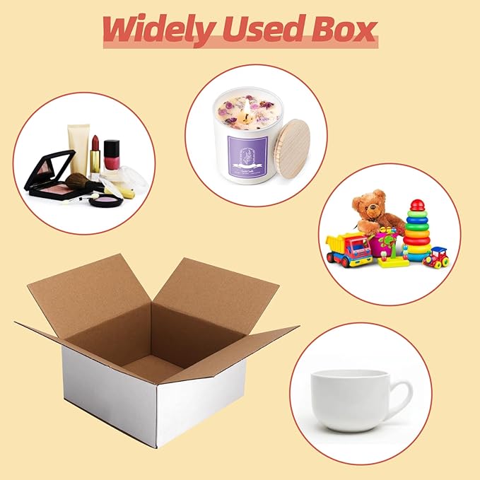 25 Pack Small Shipping Boxes 6x6x3 Inches - Image 5