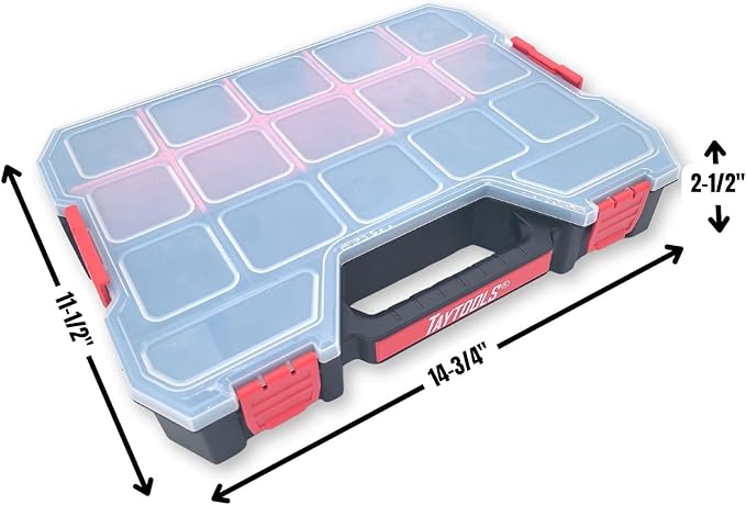 Taytools 17 Compartment Small Parts Organizer Box - Image 2