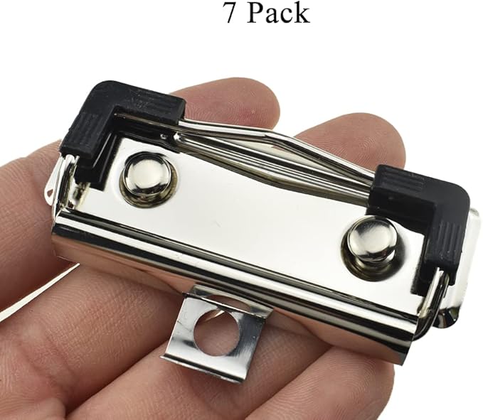 HAHIYO 2.76 Inches Silver Metal Clipboard Clips - Image 6