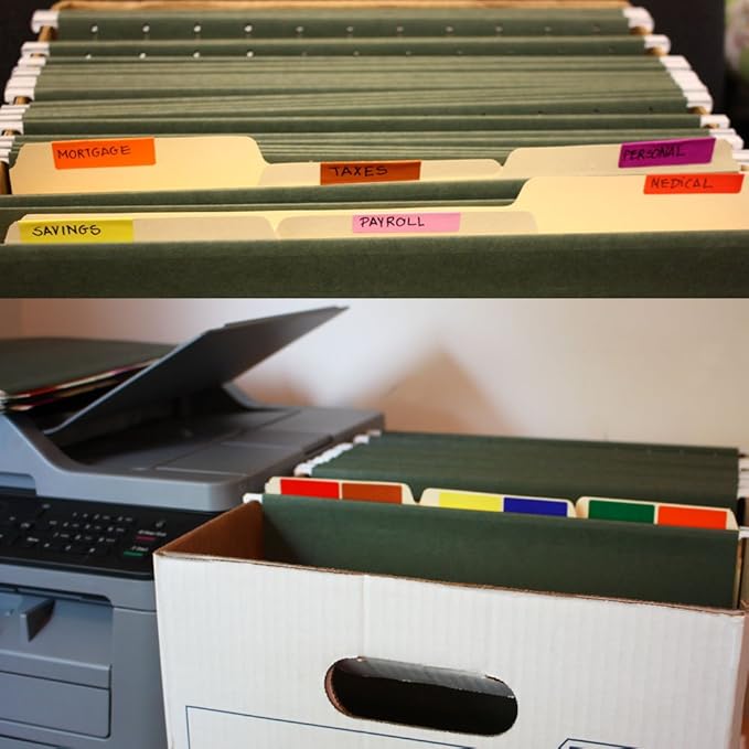 Royal Green Rectangular Labels 40mmx19mm Multi Color-Code Sticker Sheets - Image 5