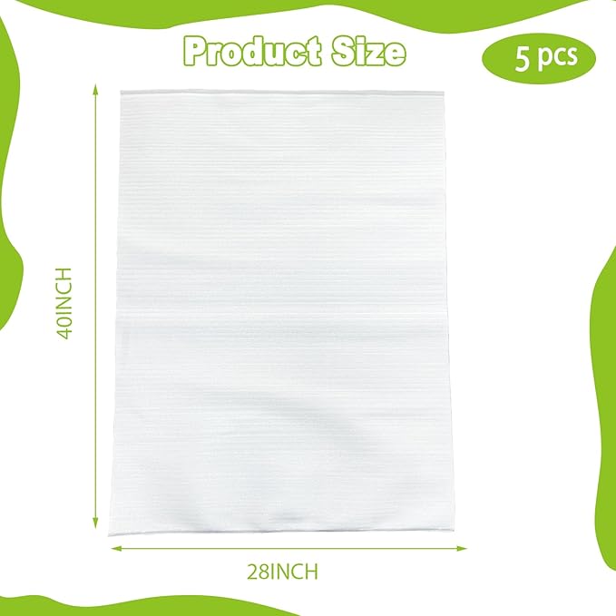 5 Pack 28x40in Cushion Foam Pouches Moving Packaging Supplies Shockproof - Image 2