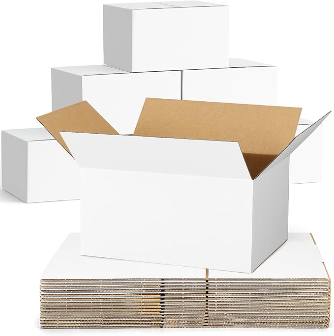40-Pack-Small-Shipping-Boxes-8x6x4, by POEVER