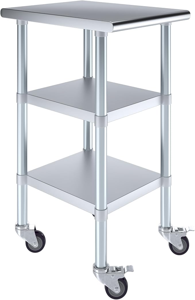 AmGood Stainless Steel Work Table by AmGood