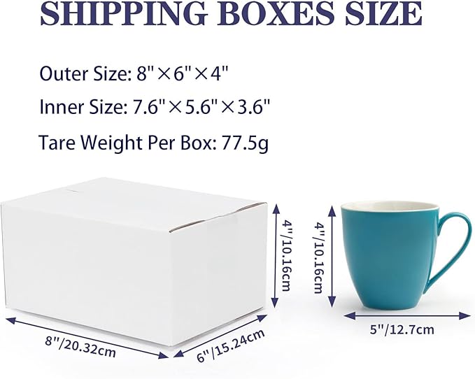 40 Pack Small Shipping Boxes 8x6x4 Inches - Image 6
