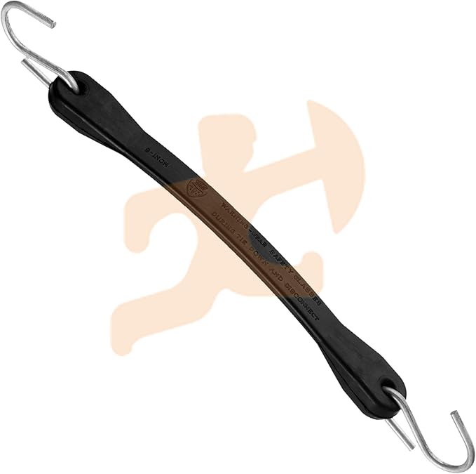 Rubber Bungee Cords with Hooks 10 Pack 15 Inch - Image 2