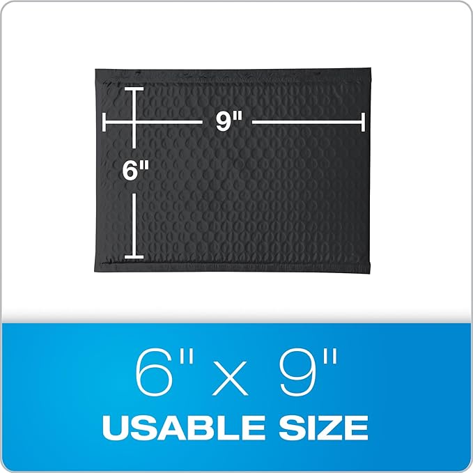 Quality Park Bubble Mailers, 6 x 9, Padded Envelopes, Shipping Bags, Water - Image 6