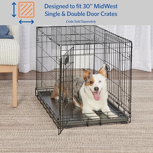 MidWest Homes for Pets Metal Dog Crate Replacement Pan; 30 inch - Image 4
