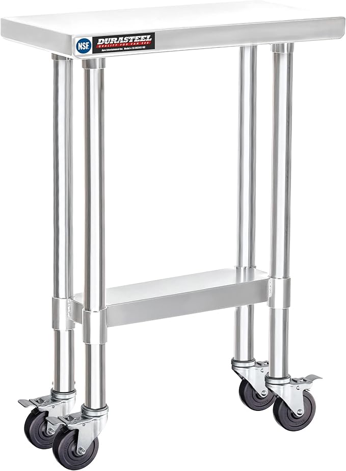 DuraSteel 24x12 NSF Stainless Steel Cart by DuraSteel