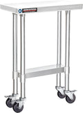 DuraSteel 24x12 NSF Stainless Steel Cart by DuraSteel